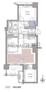 ディームス横濱青木町【3階】の間取り