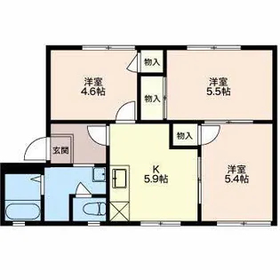 PETER RABIT PLAZA C【1階】の間取り