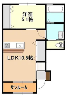 ラ・ルーチェ 鳥屋野南 B棟【1階】の間取り