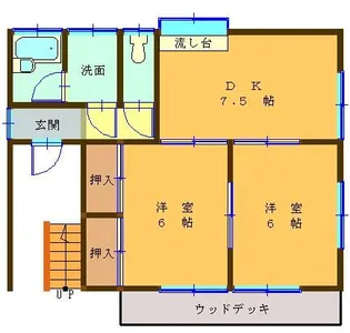 コレクトハイツ【1階】の間取り