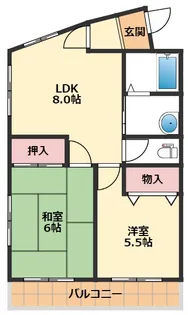 ドール東加古川【1階】の間取り