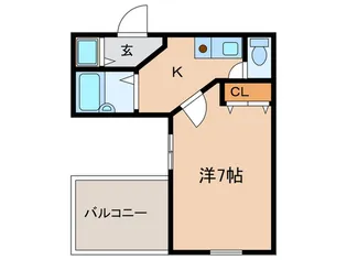 M PLAZA新大阪駅前【7階】の間取り