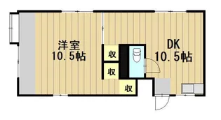 桔梗野ハイムI【1階】の間取り