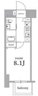 ライトハウス大塚【9階】の間取り