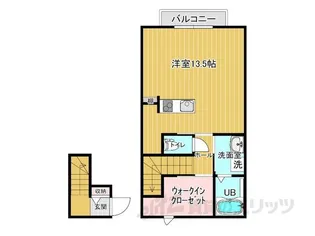 イストワール西今II【2階】の間取り