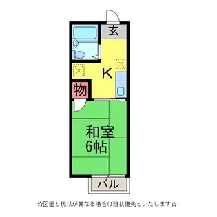 成田ハイツベル【2階】の間取り