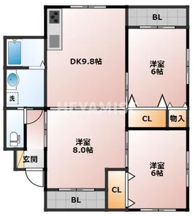 メゾンさくら【2階】の間取り