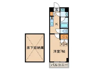 ルネスカピタ-レ【2階】の間取り