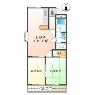 サンヒルズ【2階】の間取り