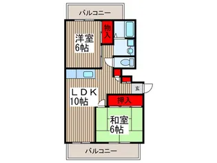 クレストハイツの間取り