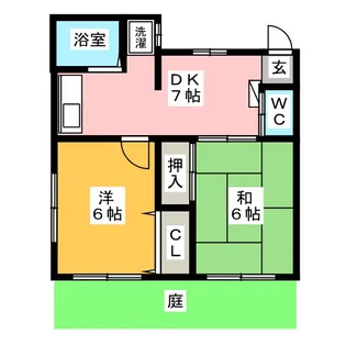 桜コーポ【2階】の間取り