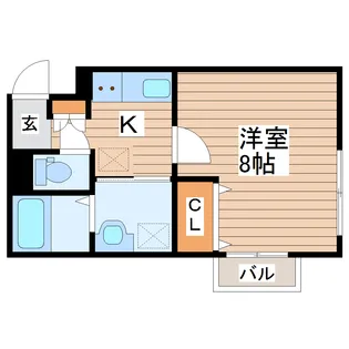 アーデン木ノ下【1階】の間取り