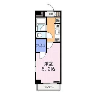 シャン・ド・フルール【1階】の間取り