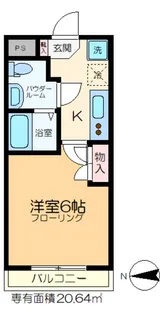 ピアゼッタ綾瀬【1階】の間取り