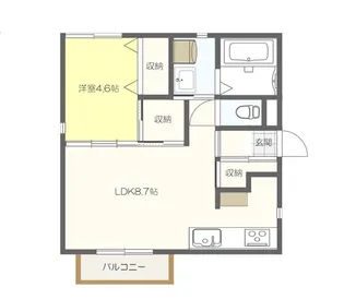 コート・セレーノIV【1階】の間取り