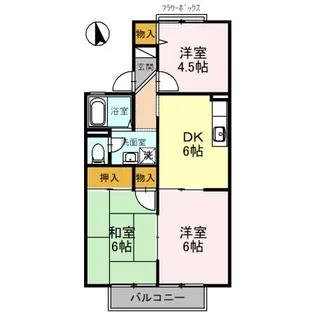 グレースハイムB棟【2階】の間取り