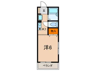 ブルンヒルト楠丘【2階】の間取り