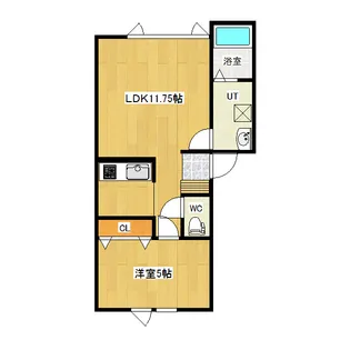 ココルチア【2階】の間取り