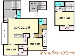 ファイブヒルズ欅【1階】の間取り