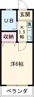 乙津ハイム【2階】の間取り