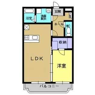 ルミエール白梅【3階】の間取り