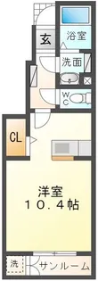 グラシオッソ坂井【1階】の間取り