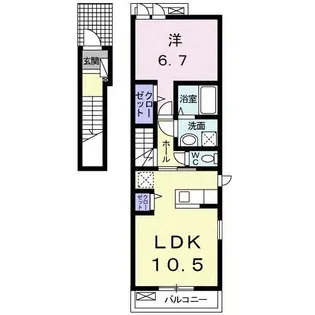 Luminex EtoileIX【2階】の間取り