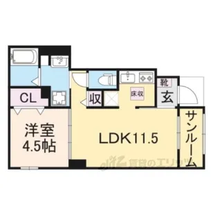 L・Front雅【1階】の間取り