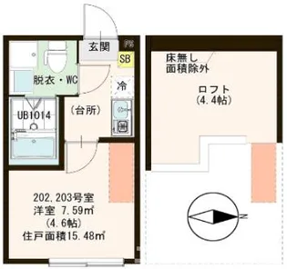 クレスト小岩【2階】の間取り