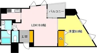フェリシアス【2階】の間取り