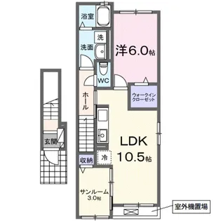 Serena【2階】の間取り