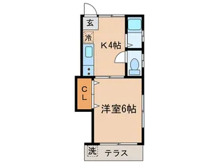 増田コ-ポ【1階】の間取り