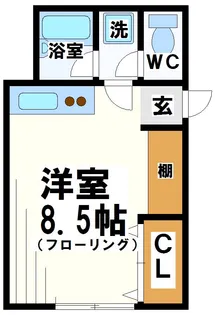 ブルーミング【1階】の間取り