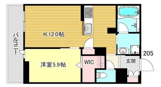 ヴィラ ヨシダ【1階】の間取り