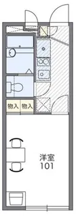 レオパレスプランドール【2階】の間取り