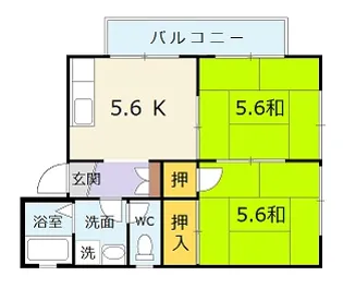 プレジール加藤 C【2階】の間取り