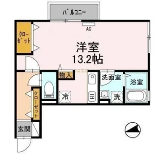 イーグルス・アイA棟【2階】の間取り