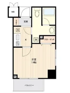 アプレシティ豊島園【4階】の間取り