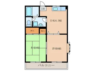 プロスペリテ北園田【3階】の間取り