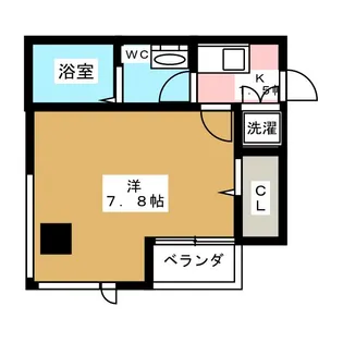 プランドール山菱【5階】の間取り