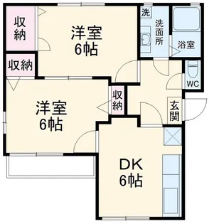 リーブルロッシュ【2階】の間取り