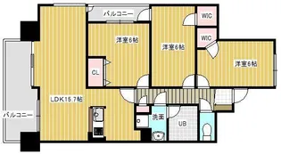 スカイヒルズSTII【5階】の間取り