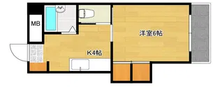 いわもとマンション【2階】の間取り