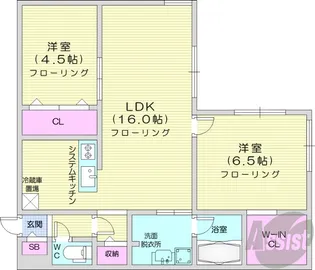 SORANO麻生【4階】の間取り