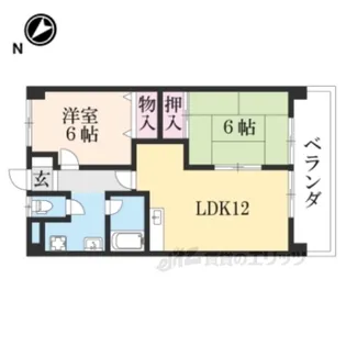 アメニティ貴生川【2階】の間取り