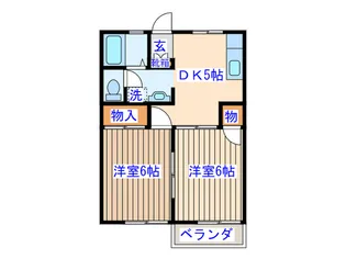 サークルライト【2階】の間取り