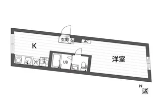 REMU千川【2階】の間取り