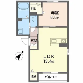 グランベレオ沖野上【3階】の間取り