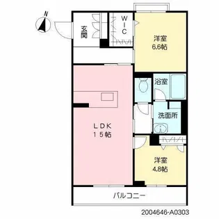 セントリビエ神宮北【3階】の間取り