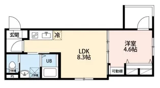 CASA K 足立【3階】の間取り